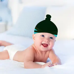 Geo Box 2 Baby Top Knot Hat