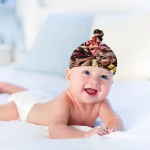 The Nubian Bride 2 Baby Top Knot Hat