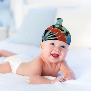 On The French Riviera Near Frejus Baby Top Knot Hat