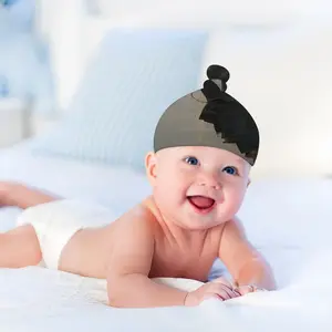 Dont Look Back Baby Top Knot Hat