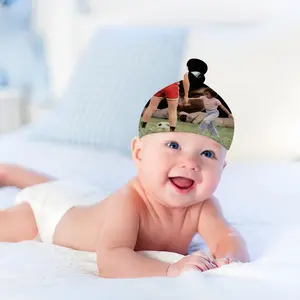 Does Not Play Well With Others Baby Top Knot Hat