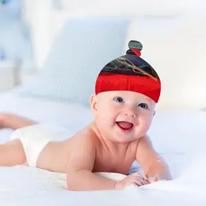 On The Red Baby Top Knot Hat