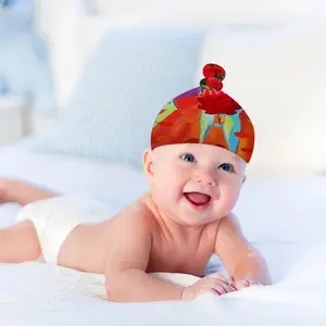 Morning Tea October Baby Top Knot Hat