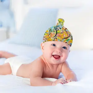 Good Vibes Leaks Baby Top Knot Hat