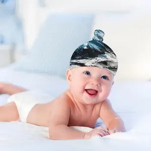 Ocean Motion Baby Top Knot Hat