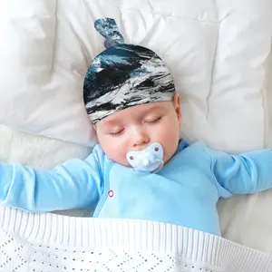 Ocean Motion Baby Top Knot Hat