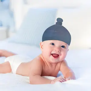 Midnight Stroll Baby Top Knot Hat