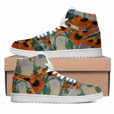 Men Sunflowers HD1 Baskerball Sneakers