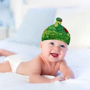 Day In The Village Baby Top Knot Hat