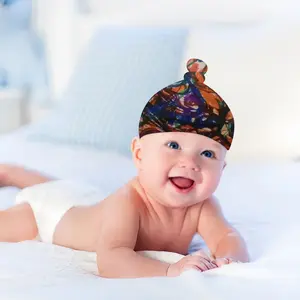 Where To Go Now? Baby Top Knot Hat