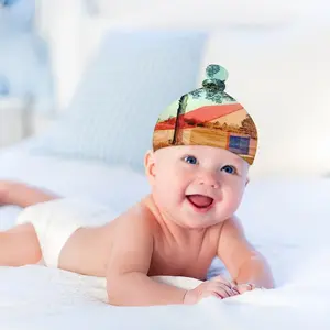 Pine Baby Top Knot Hat