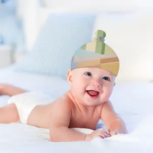 Color Rhytm Baby Top Knot Hat