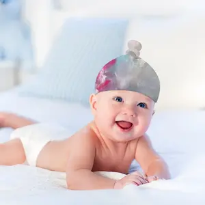 Noisy Heart 1 Baby Top Knot Hat