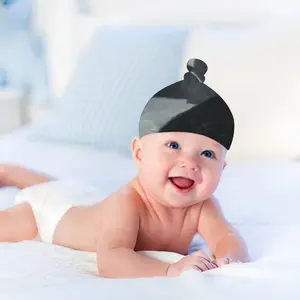 Dark Threat Baby Top Knot Hat