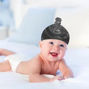 Death Helmet Baby Top Knot Hat