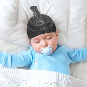 Death Helmet Baby Top Knot Hat