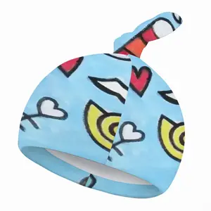 Seaside Baby Top Knot Hat