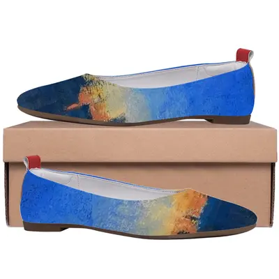 Men Sunset Cityscape Single Shoes