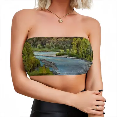 Landscape Impressionism White River Wrap Chest