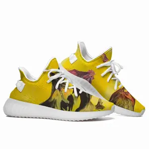 Men Rooster And Chickens Y350V1 Casual Sneakers