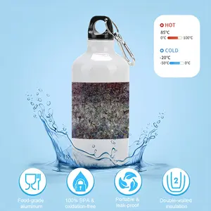 Whitegrid Sport Water Bottle (Aluminum)