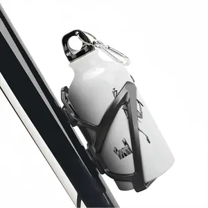 Angst Fear Sport Water Bottle (Aluminum)