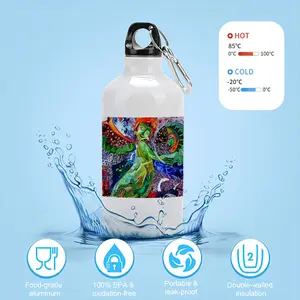 Frida Green Sport Water Bottle (Aluminum)