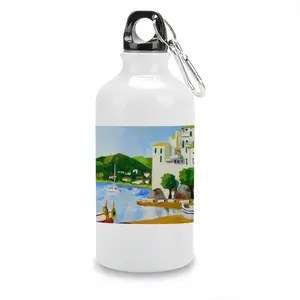 Cadaques (Spain) Sport Water Bottle (Aluminum)