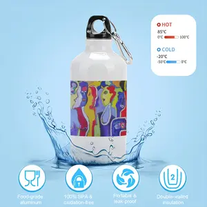 Woman Talk Sport Water Bottle (Aluminum)