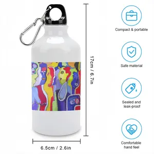 Woman Talk Sport Water Bottle (Aluminum)