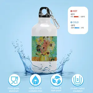 Doing A Van Gogh Sport Water Bottle (Aluminum)