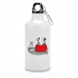 Love Cheat Sport Water Bottle (Aluminum)