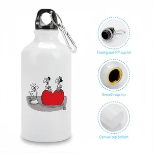 Love Cheat Sport Water Bottle (Aluminum)