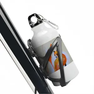 Foxes On The Road Sport Water Bottle (Aluminum)