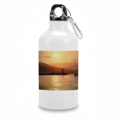 Gold Sea Sunset Sport Water Bottle (Aluminum)