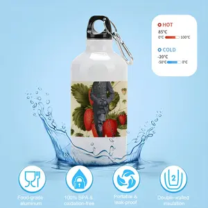 Major Strawberry Sport Water Bottle (Aluminum)