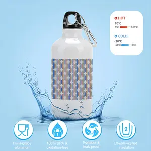 White Crosses Sport Water Bottle (Aluminum)