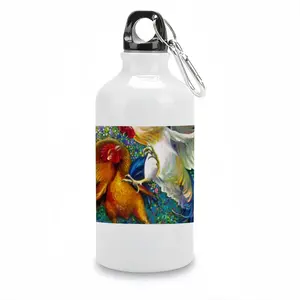 Fighting Roosters Sport Water Bottle (Aluminum)