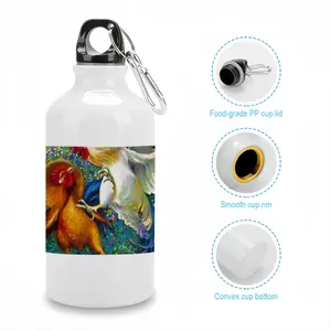 Fighting Roosters Sport Water Bottle (Aluminum)