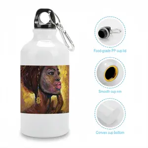 Fire Flame Sport Water Bottle (Aluminum)