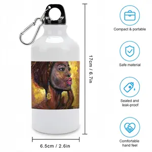 Fire Flame Sport Water Bottle (Aluminum)