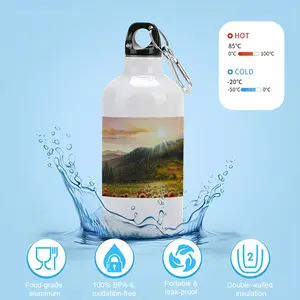 Field Of Poppies Sport Water Bottle (Aluminum)