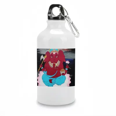 Ganesha Indian Buddha Religious Animals Elephant Sport Water Bottle (Aluminum)