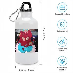 Ganesha Indian Buddha Religious Animals Elephant Sport Water Bottle (Aluminum)