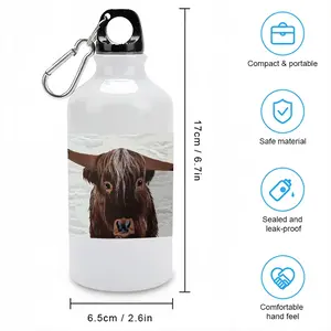 Bull - Red Bull Taurus Animals Buffalo Wild Sport Water Bottle (Aluminum)