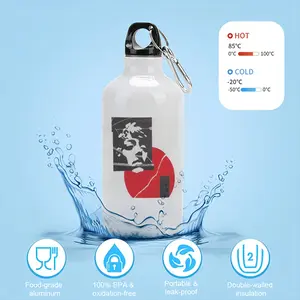 Ripped Ball Sport Water Bottle (Aluminum)