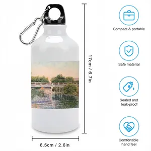 Bridge Over Canal Sport Water Bottle (Aluminum)