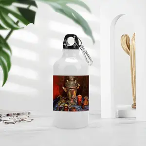 Still Life With Samovar And Candles Sport Water Bottle (Aluminum)