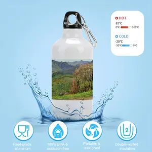 Mountains Landscape Sport Water Bottle (Aluminum)