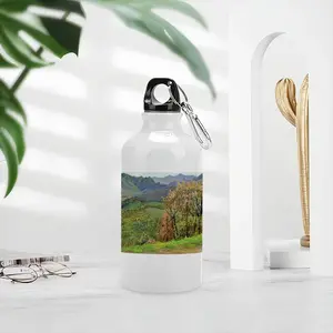 Mountains Landscape Sport Water Bottle (Aluminum)